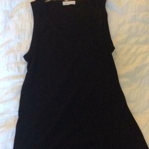 LaCausa Black cotton tank